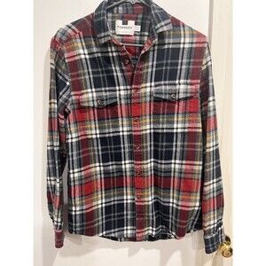 Topman Men’s Long Sleeved Button Up Plaid Shirt Size: S Color: Multi Colors